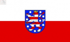 LÄNDERFAHNE / THÜRINGEN