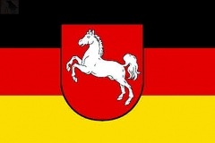 LÄNDERFAHNE / NIEDERSACHSEN