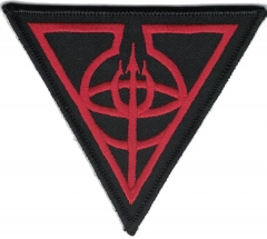 Apotheosis Omega - Dreieck Logo rot (Aufnäher)