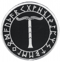 Irminsul im Runenkreis (Aufnäher)