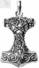 THORS HAMMER Altsilber rustikal (Kettenanhänger)