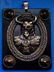 Loki Amulett (Wasserbüffelhorn)