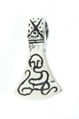 kleine Wikinger Axt (Kettenanhänger in Silber)