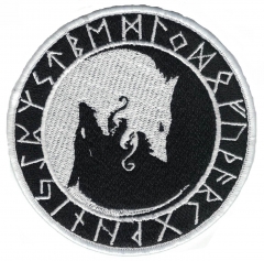 Fenrir im Runenkreis (Aufnäher)