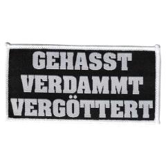 Gehasst, Verdammt, Vergöttert Aufnäher