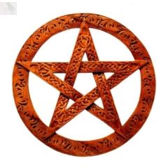 Pentagramm Celtic (Holz Wandschmuck)