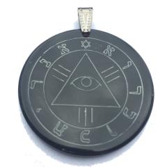 All-seeing eye (Pendant from horn)