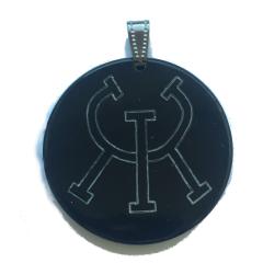 Runenamulett Gesundheitszauber - 2 seitig (Kettenanhänger aus Horn)