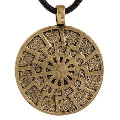 Black sun (Pendant in silver)