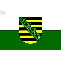 LÄNDERFAHNE / SACHSEN